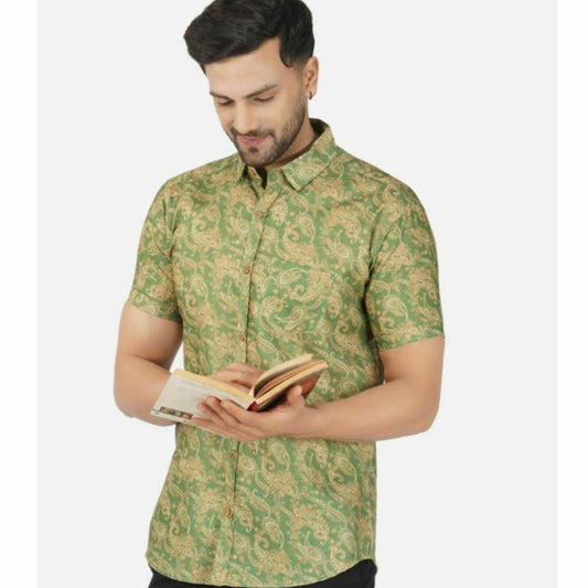 Slim Fit Printed Shirt For Men